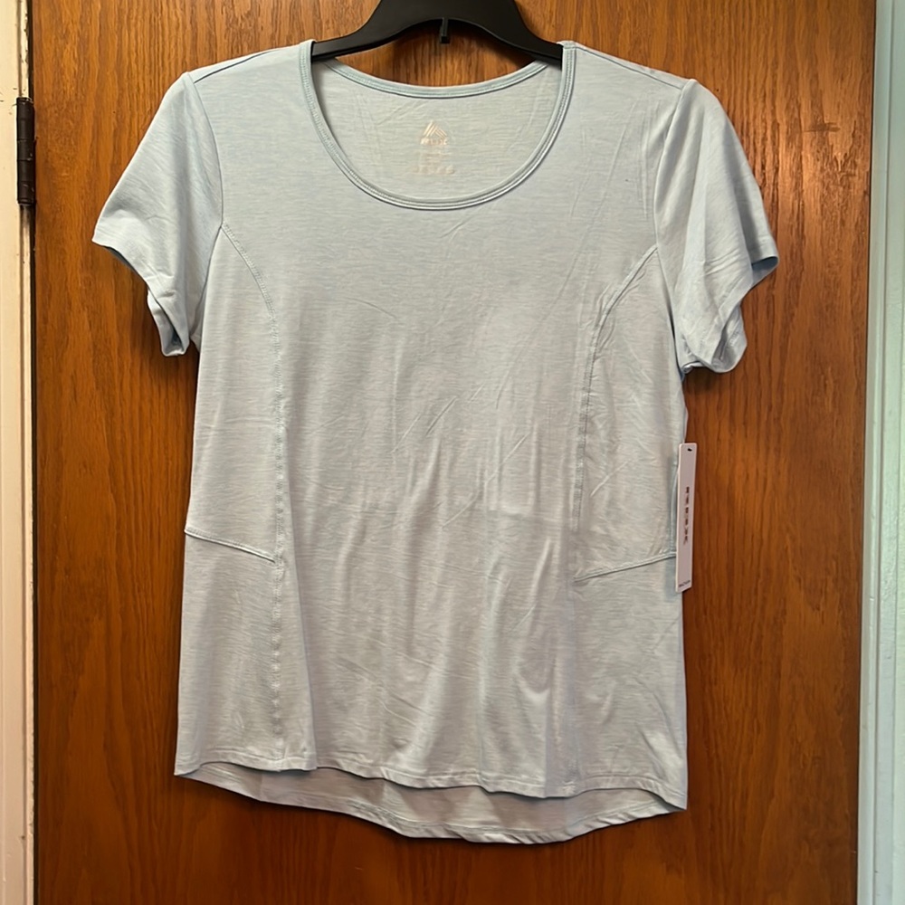NWT, light blue shirt